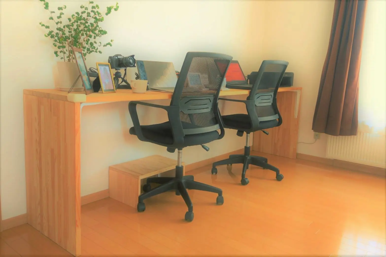 自宅の作業スペース