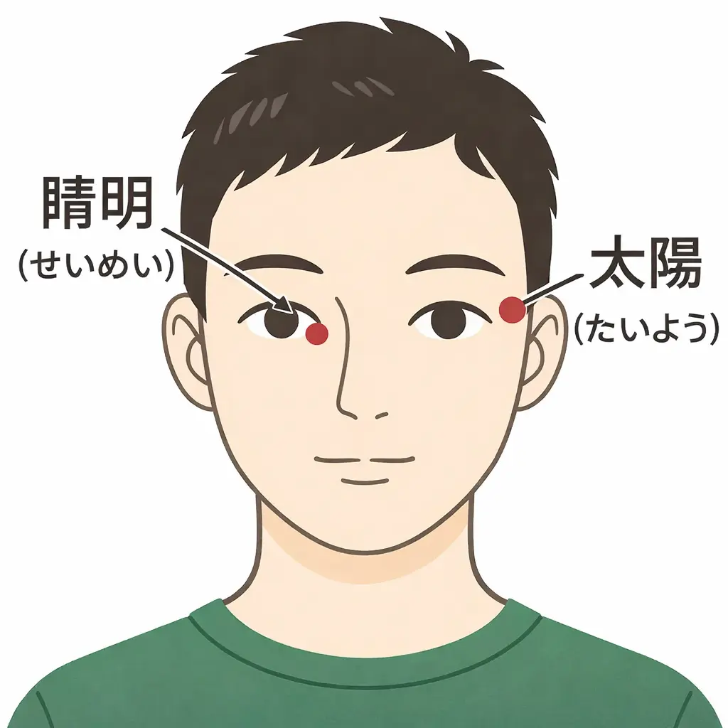 ツボの位置イメージ